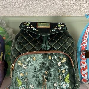 Loungefly Dark Green Peter Pan Backpack